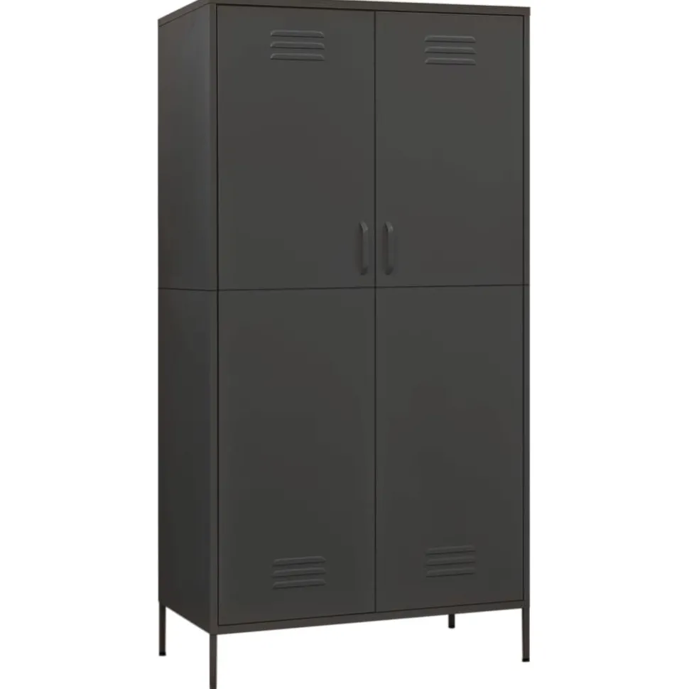 Vaatekaappi 90cm teräs eri värejä