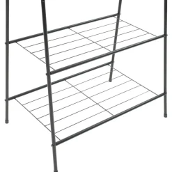 Vaateteline 59x35x150 cm musta
