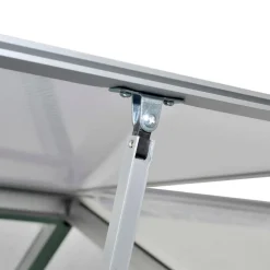 Vahvistettu alumiininen kasvihuone pohjarungolla 4,6m²