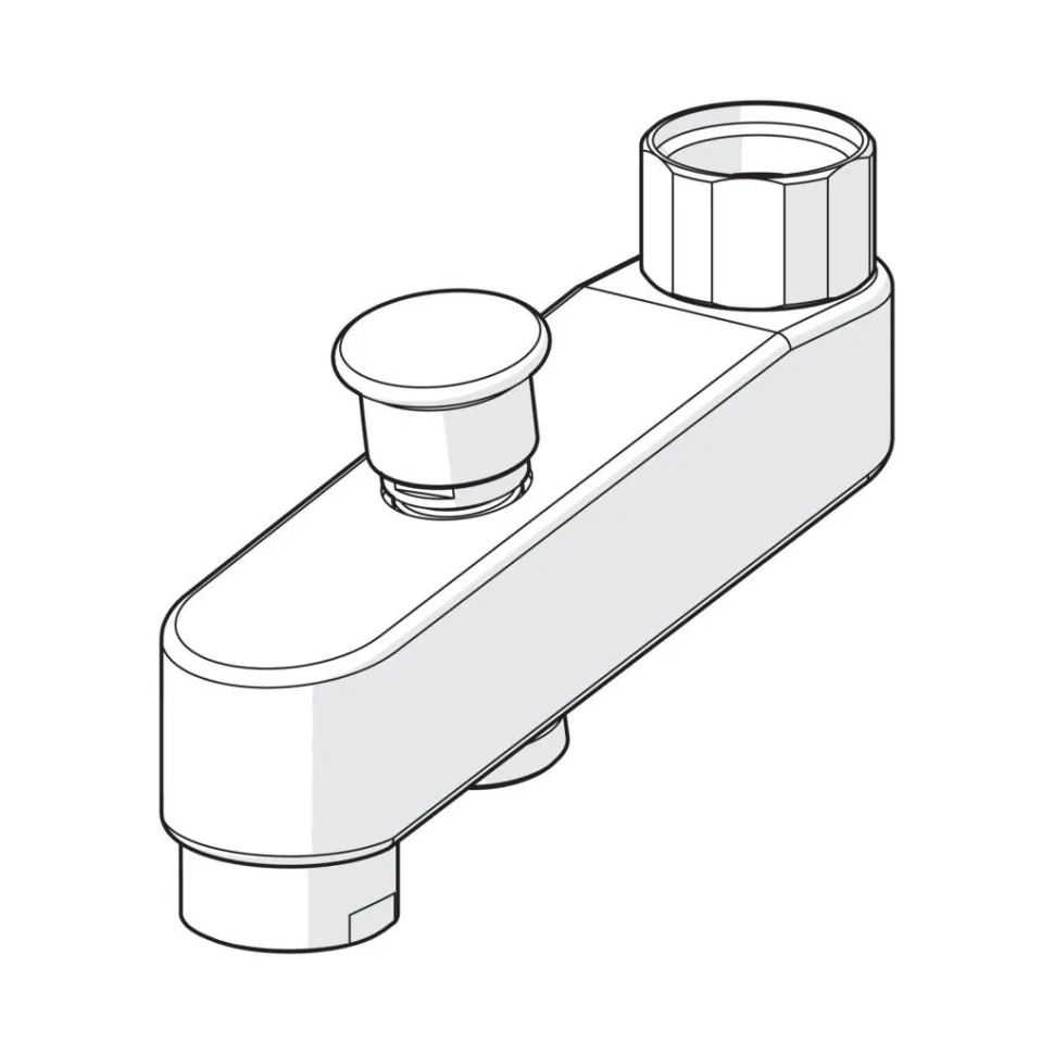 Vaihdinjuoksuputki Oras 221200 pituus 105 mm mutterikiinnityksellä