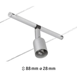 Vaijerivalaisin Paulmann CorDuo Salt, GU5.3, 12V, eri värejä