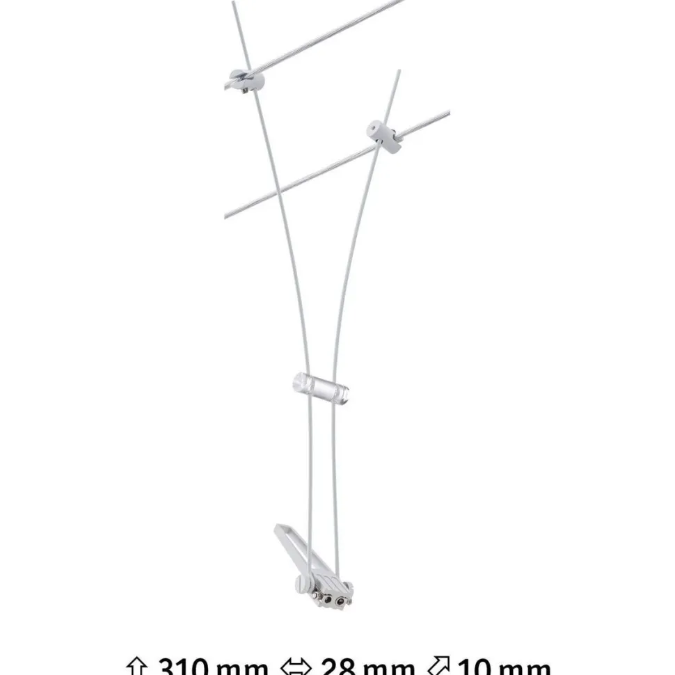 Vaijerivalaisin Paulmann CorDuo Comet, GU5.3, 12V, himmennettävä, eri värejä