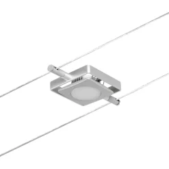 Vaijerivalaisin Paulmann CorDuo MacLED, 250lm, 4.5W, 3000K, 12V, mattakromi