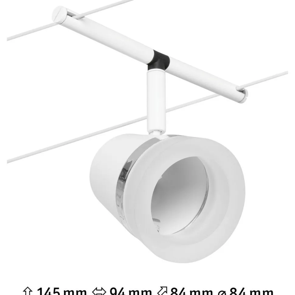 Vaijerivalaisin Paulmann CorDuo Cone, GU5.3, 12V, eri värejä