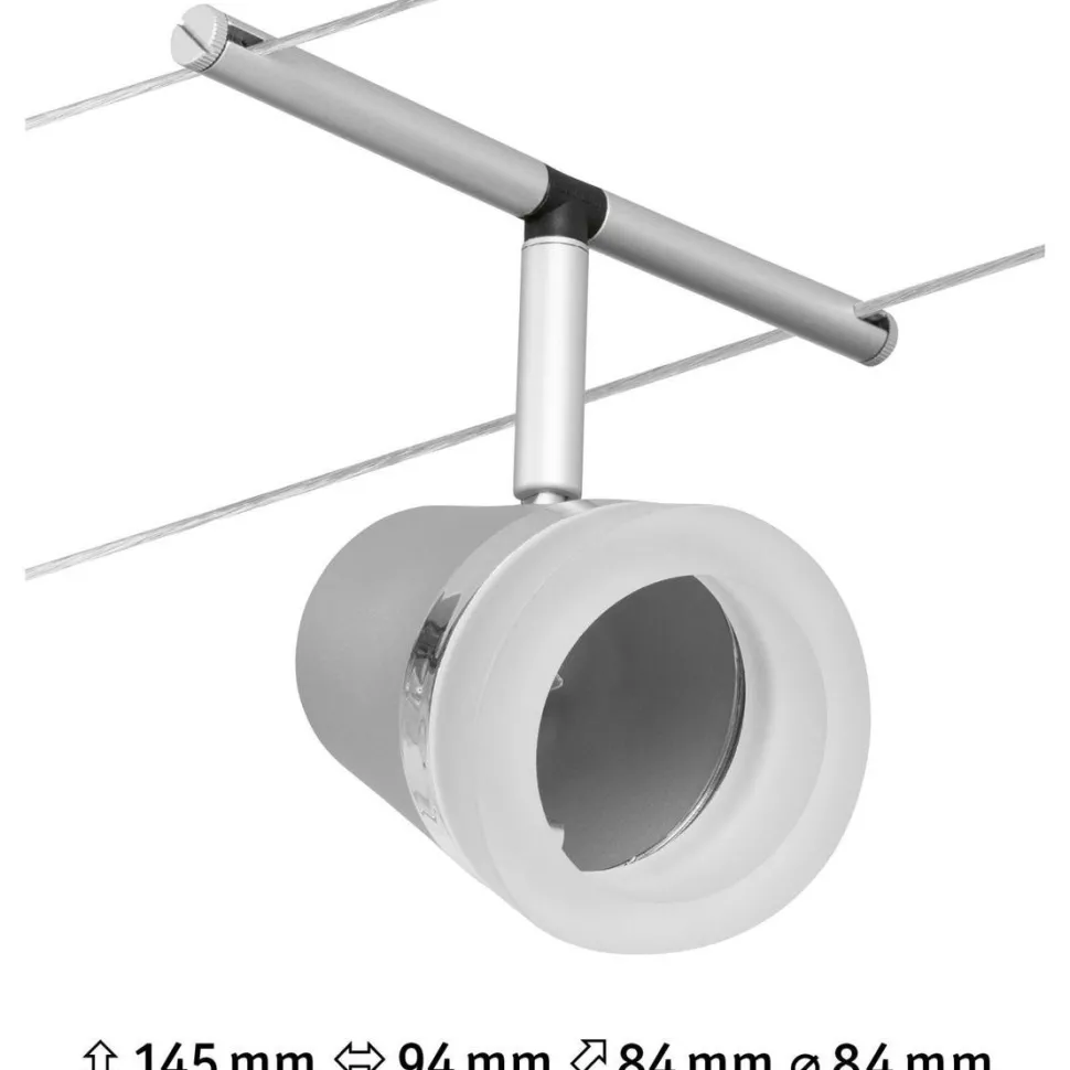 Vaijerivalaisin Paulmann CorDuo Cone, GU5.3, 12V, eri värejä
