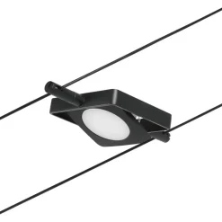 Vaijerivalaisin Paulmann CorDuo MacLED, 250lm, 4.5W, 3000K, 12V, mattamusta