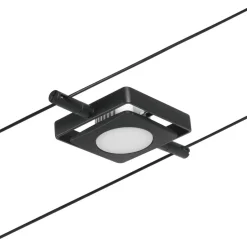 Vaijerivalaisin Paulmann CorDuo MacLED, 250lm, 4.5W, 3000K, 12V, mattamusta