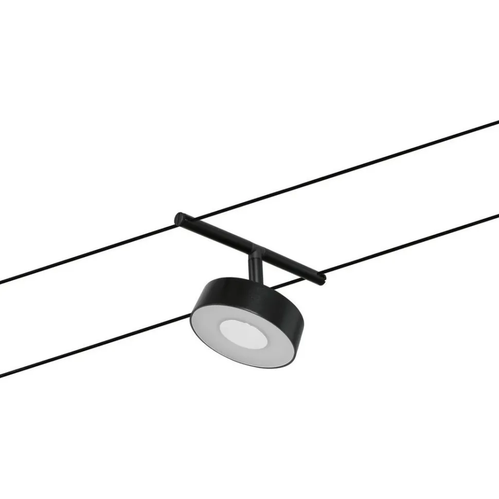 Vaijerivalaisinsetti Paulmann CorDuo Circle, 5x180lm, 5x5W, 3000K, 230/12V, eri värejä