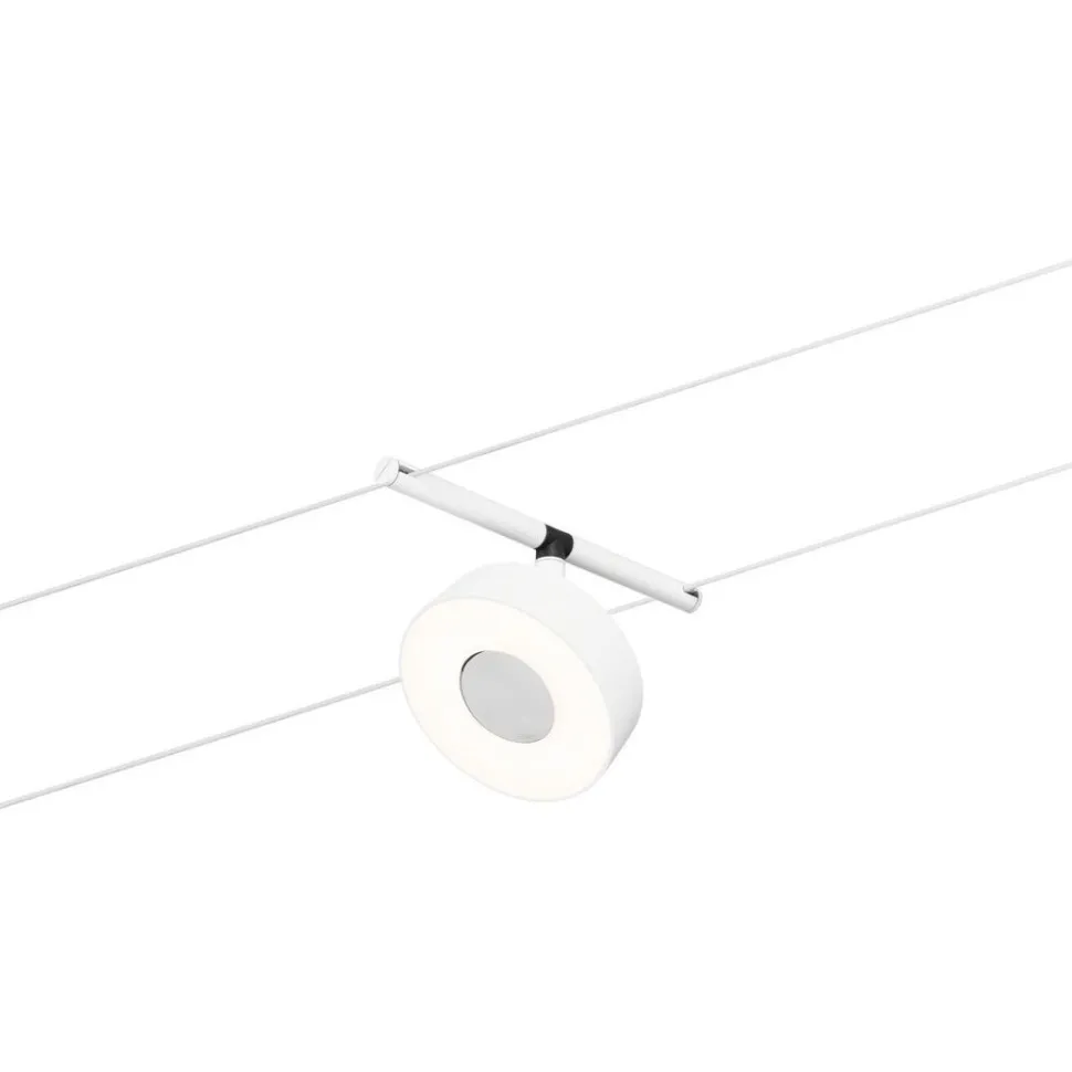 Vaijerivalaisinsetti Paulmann CorDuo Circle, 5x180lm, 5x5W, 3000K, 230/12V, eri värejä