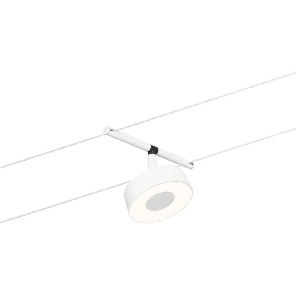Vaijerivalaisinsetti Paulmann CorDuo Circle, 5x180lm, 5x5W, 3000K, 230/12V, eri värejä