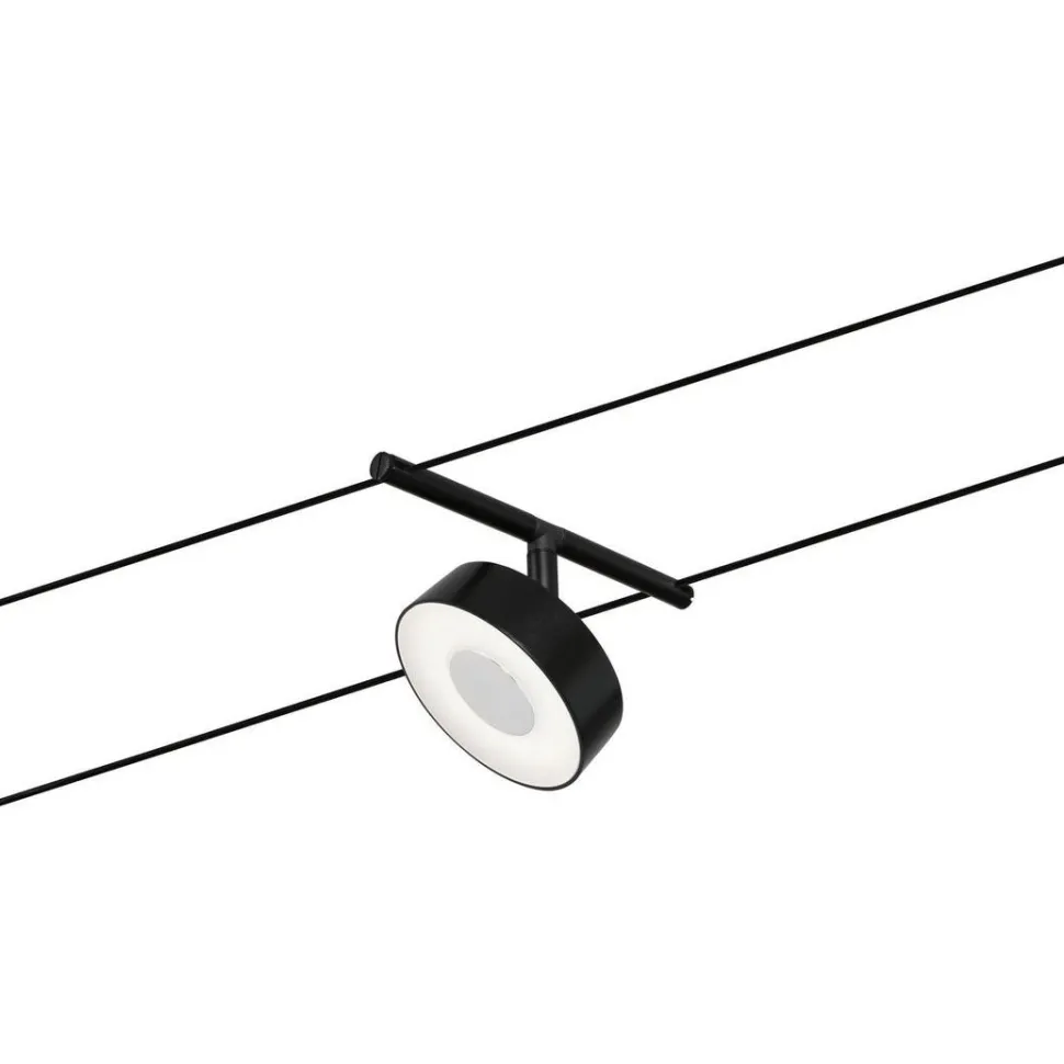 Vaijerivalaisinsetti Paulmann CorDuo Circle, 5x180lm, 5x5W, 3000K, 230/12V, eri värejä