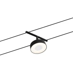 Vaijerivalaisinsetti Paulmann CorDuo Circle, 5x180lm, 5x5W, 3000K, 230/12V, eri värejä