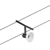 Vaijerivalaisinsetti Paulmann CorDuo Sheela, GU5.3, 230/12V, mattamusta/kromi