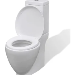 Valkoinen Keraaminen WC ja Bidee Sarja