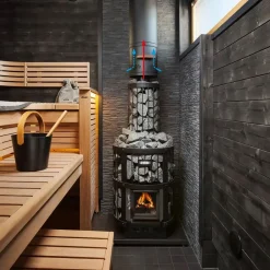 Valmispiippu Härmä Air Siro Air Sauna Ø114mm, kiuaspiippu