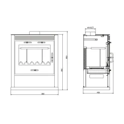 Valmistakka SVT Rubin 13kw 114kg punainen