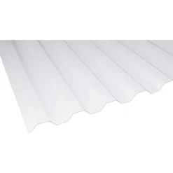 Valokate Keraplast PC Sun Trapetsi, 1mm, kirkas, helmikuvio, lev. 1040mm, määrämittainen