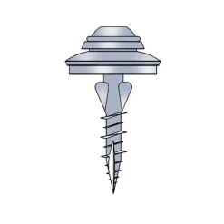 Valokateruuvi Keraplast Ruspert 4,8 x 32 mm, 100 kpl, aluslevyllä