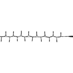 Valoketju Markslöjd Chrissline Crab Original, 100 valoa, 5m musta
