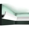 Valolista Orac Decor C373 50x80x2000 mm polyuretaani valkoinen