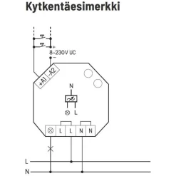 Valonsäädin/painikehimmennin Eltako EUD61NPN-UC
