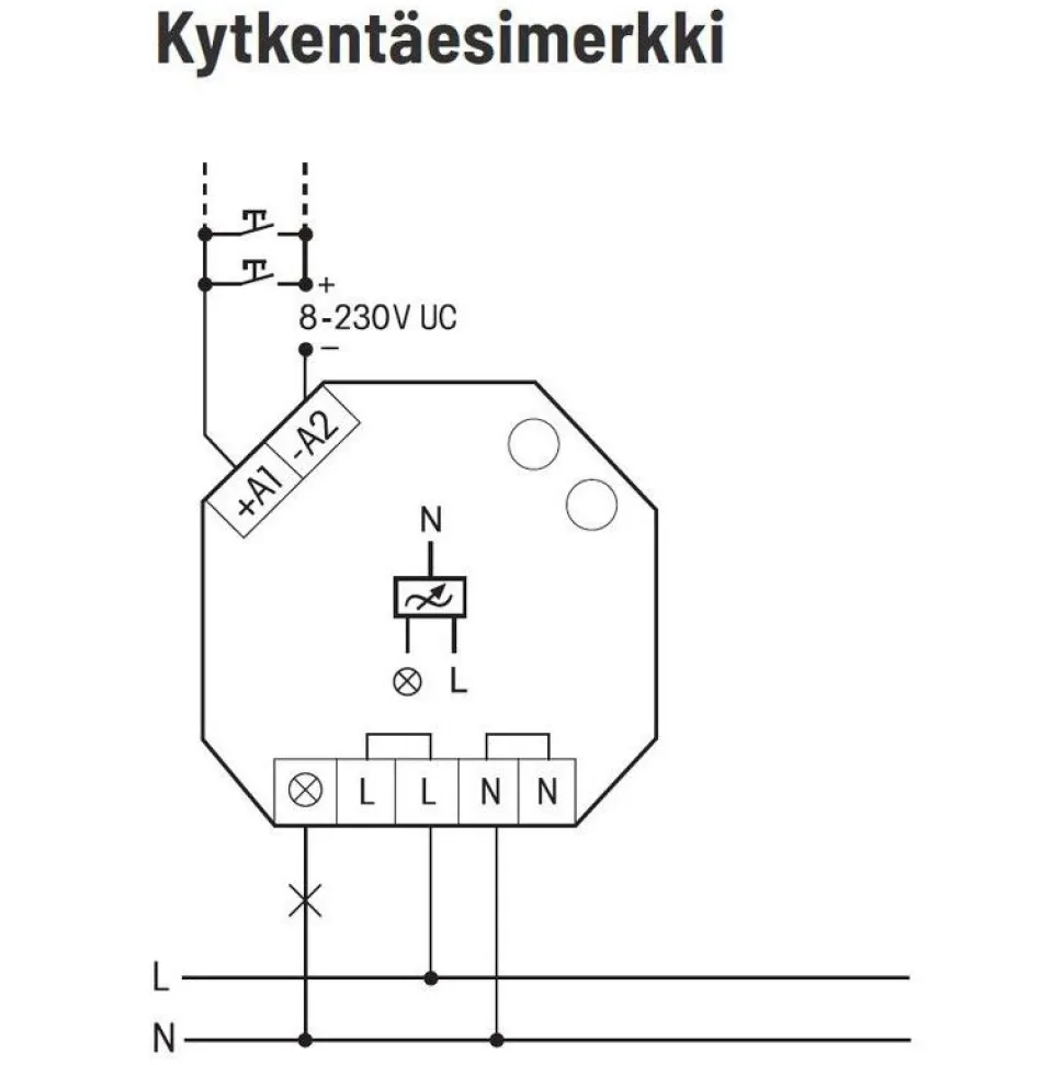 Valonsäädin/painikehimmennin Eltako EUD61NPN-UC