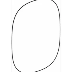 Valopeili Geberit Option Oval, 600 mm