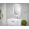 Valopeili Savo iLED OVAL, huurtumaton, IP44, 50x80cm