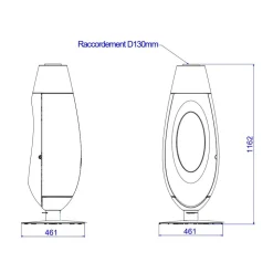 Valurautatakka Invicta Ovatio, 5kW, 137kg