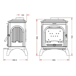 Valurautatakka Invicta Seville 2, 7kW, 99kg