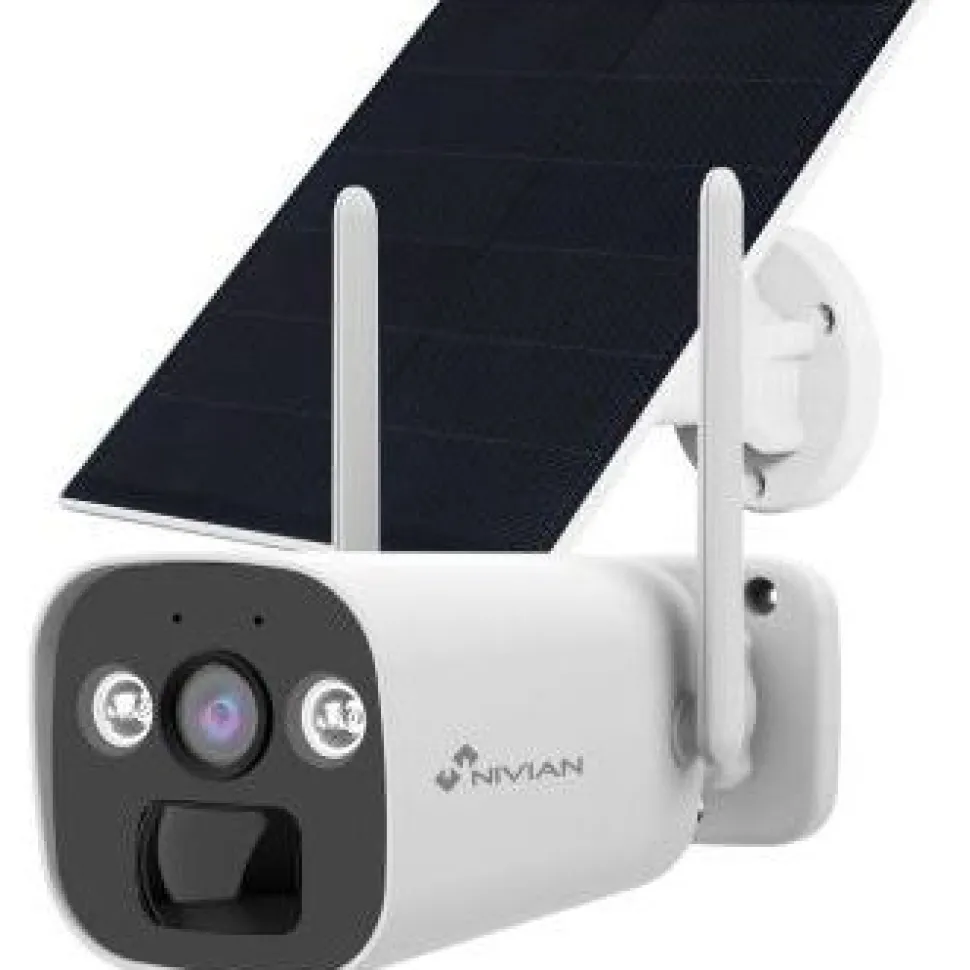 Valvontakamera Celotron Nivian Smart, 2K resoluutiolla, 4G modeemilla, akulla ja aurinkokennolla