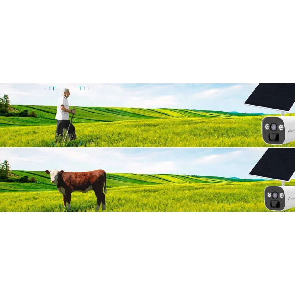 Valvontakamera Celotron Nivian Smart, 2K resoluutiolla, 4G modeemilla, akulla ja aurinkokennolla