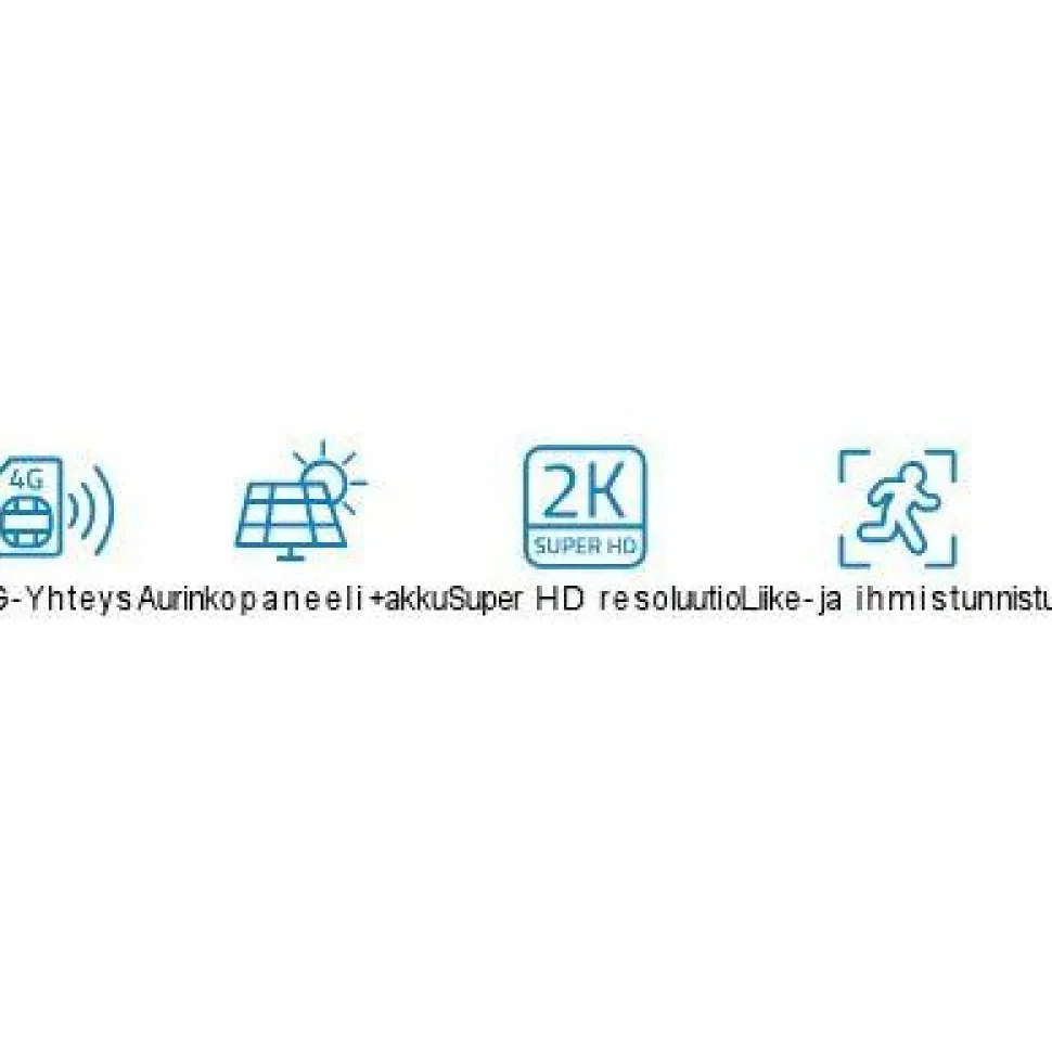 Valvontakamera Celotron Nivian Smart, 2K resoluutiolla, 4G modeemilla, akulla ja aurinkokennolla