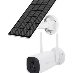 Valvontakamera Celotron Nivian Smart, sisäisellä akulla ja aurinkokennolla, 2MP FullHD 1080P resoluutiolla