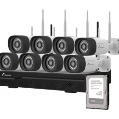 Valvontakamerapaketti Celotron Nivian Professional, 3MP, 8 kameraa, 16 kanavaa, 1Tb