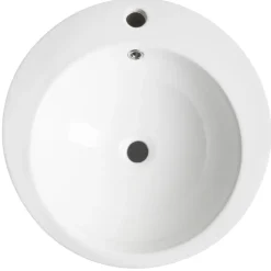 Vapaasti seisova pesuallas Interia VS701, 50x84cm, valkoinen