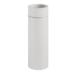 Vapaasti seisova pesuallas Kerasan Oke, lattiaviemäri S-trap, ø30x88.5cm