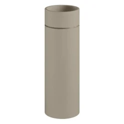 Vapaasti seisova pesuallas Kerasan Oke, lattiaviemäri S-trap, ø30x88.5cm