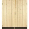 Varaston ovi Jabo 10° suora paneeli 150x190cm sis. 2kpl ovisalvat