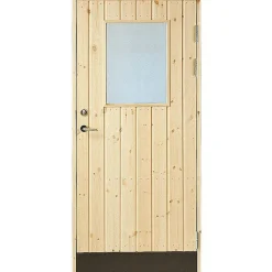 Varaston ovi Jabo 10° suora paneeli oikea 80x190cm