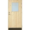 Varaston ovi Jabo 18° suora paneeli 80x190cm 2-lasi oikea