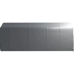 Varastoteltta 300x600 cm teräs harmaa (79588)
