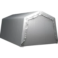 Varastoteltta 300x600 cm teräs harmaa (79588)