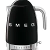 Vedenkeitin Smeg KLF04 lämpötilansäädöllä musta