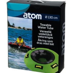 Veneellä vedettävä vetorengas Atom 130cm vihreä