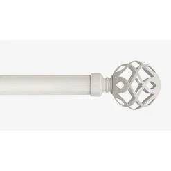 Verhotanko Hasta Smilla Ø25/28 mm 130-240 cm valkoinen