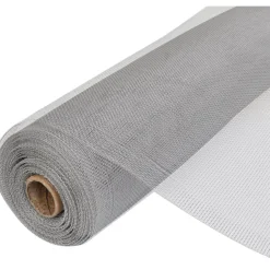 Verkkosuoja alumiini 100x500cm hopea