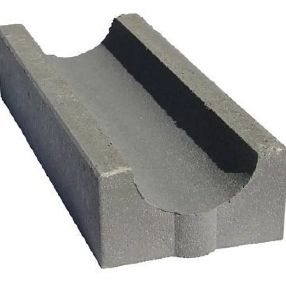 Vesikouru Rudus Kevyt 500x195x100 mm sileä musta