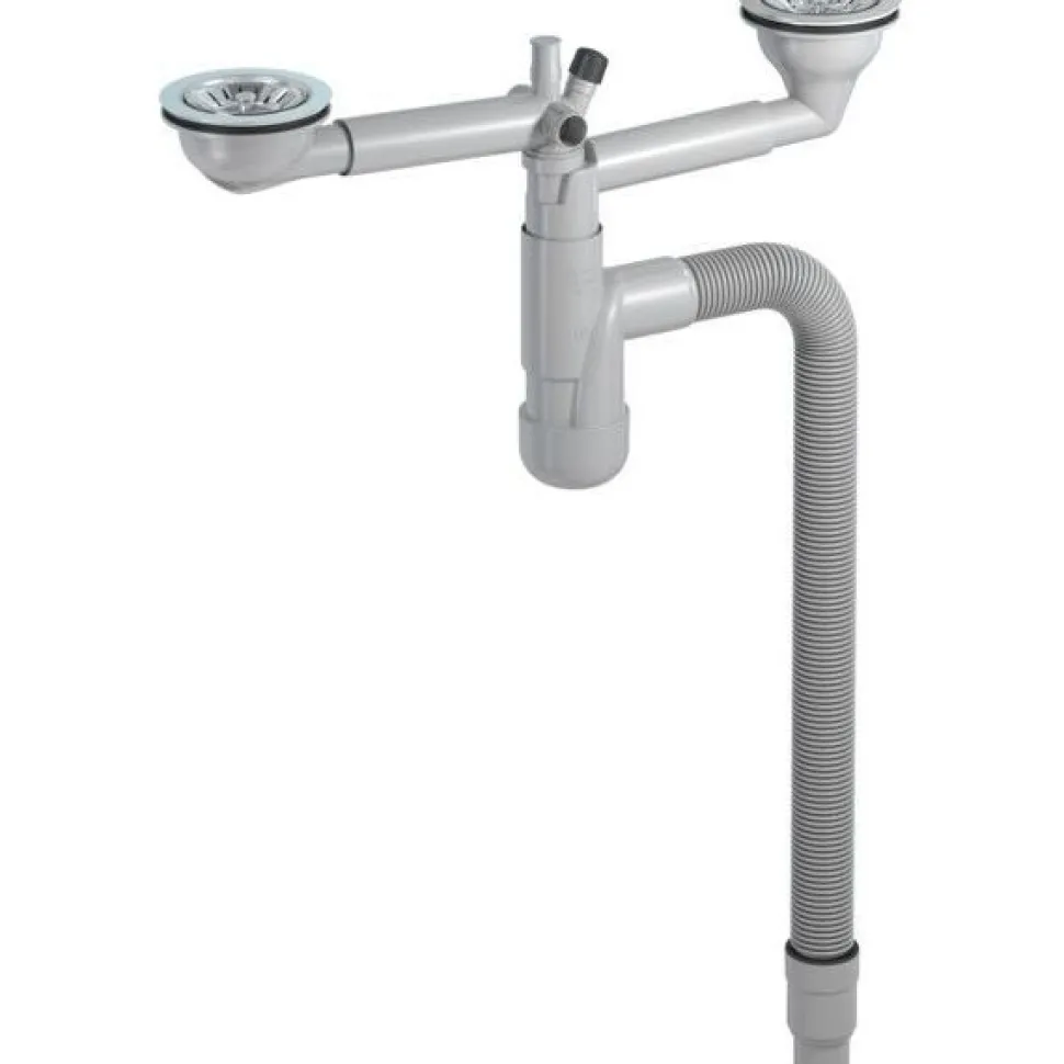 Vesilukko Prevex Flexloc, 2-os, 114mm koripohjaventtiilillä