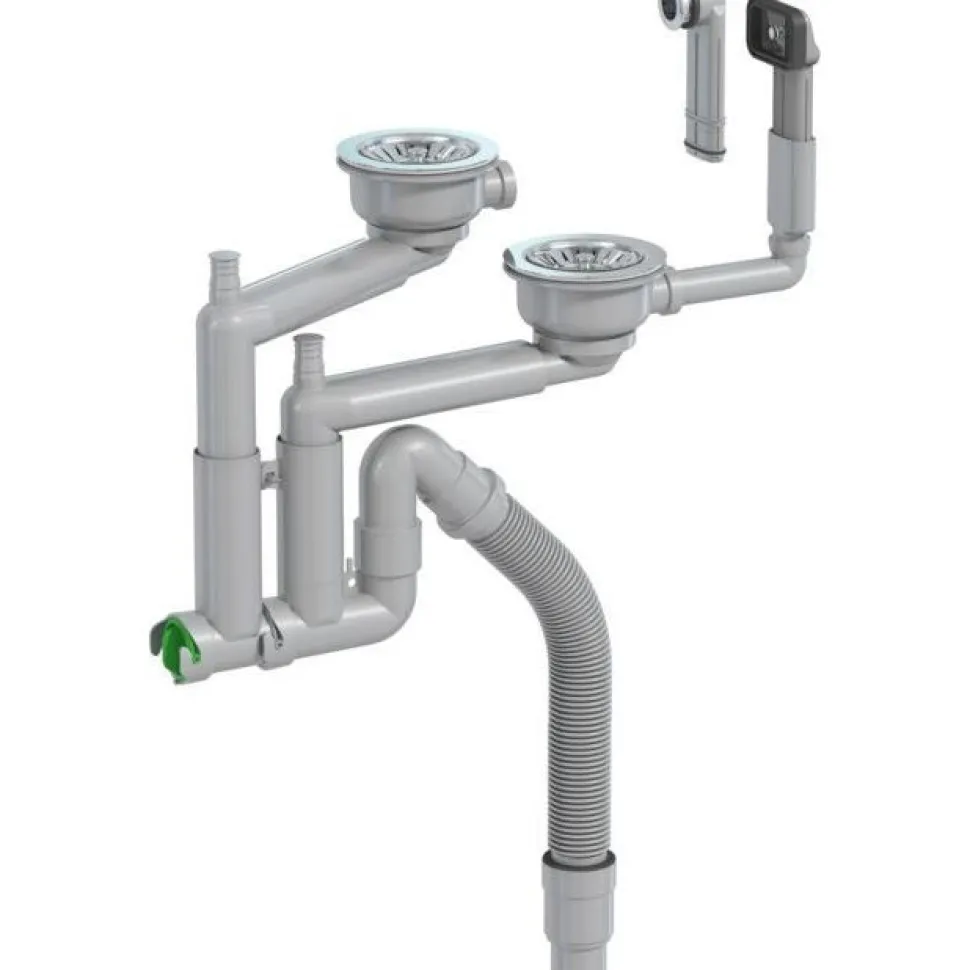 Vesilukko Prevex Smartloc, 2-os, 114mm koripohjaventtiilillä